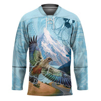 New Zealand South Island Hockey Jersey Te Waipounamu Aoraki Kea Bird - Polynesian Pride