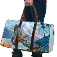 New Zealand South Island Travel Bag Te Waipounamu Aoraki Kea Bird - Polynesian Pride
