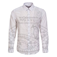 Polynesia Brain Cancer Awareness Family Matching Long Sleeve Bodycon Dress and Hawaiian Shirt In May We Wear Grey