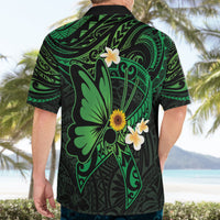 Polynesia Mental Health Awareness Hawaiian Shirt Green Ribbon Be Kind To Your Mind LT14 - Polynesian Pride