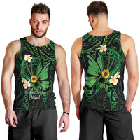 Polynesia Mental Health Awareness Men Tank Top Green Ribbon Be Kind To Your Mind
