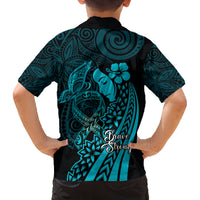 Polynesia World Ovarian Cancer Day Family Matching Tank Maxi Dress and Hawaiian Shirt You Matter Polynesian Women