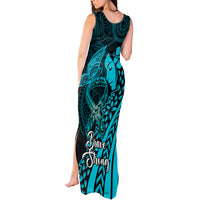 Polynesia World Ovarian Cancer Day Tank Maxi Dress You Matter Polynesian Women