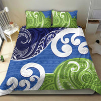 Southland New Zealand Bedding Set Maori Koru Flag Color