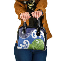 Southland New Zealand Shoulder Handbag Maori Koru Flag Color