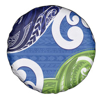 Southland New Zealand Spare Tire Cover Maori Koru Flag Color