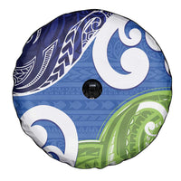Southland New Zealand Spare Tire Cover Maori Koru Flag Color
