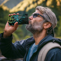 Southland Takehe Pounama 4 in 1 Can Cooler Tumbler Aotearoa Poutama Paua Shell Fern