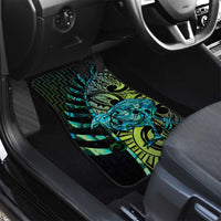 Southland Takehe Pounama Car Mats Aotearoa Poutama Paua Shell Fern