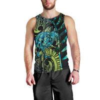 Southland Takehe Pounama Men Tank Top Aotearoa Poutama Paua Shell Fern