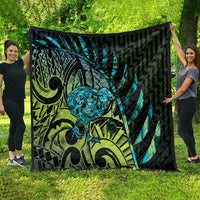 Southland Takehe Pounama Quilt Aotearoa Poutama Paua Shell Fern