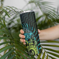 Southland Takehe Pounama Skinny Tumbler Aotearoa Poutama Paua Shell Fern