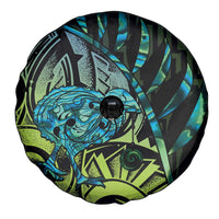 Southland Takehe Pounama Spare Tire Cover Aotearoa Poutama Paua Shell Fern