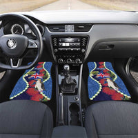 Southland Anniversary Day Car Mats Murihiku 1861 Maori Bird Mix Pohutukawa