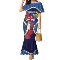 Southland Anniversary Day Mermaid Dress Murihiku 1861 Maori Bird Mix Pohutukawa