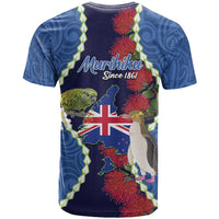 Southland Anniversary Day T Shirt Murihiku 1861 Maori Bird Mix Pohutukawa