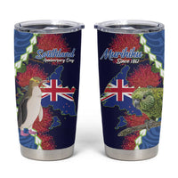 Southland Anniversary Day Tumbler Cup Murihiku 1861 Maori Bird Mix Pohutukawa