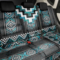 Paua Shell Taniko Pattern Aotearoa Back Car Seat Cover Niho Taniwha Mix Poutama
