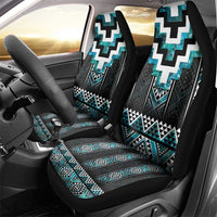 Paua Shell Taniko Pattern Aotearoa Car Seat Cover Niho Taniwha Mix Poutama