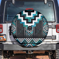 Paua Shell Taniko Pattern Aotearoa Spare Tire Cover Niho Taniwha Mix Poutama