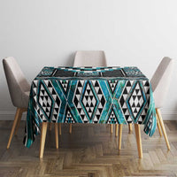 Paua Shell Taniko Pattern Aotearoa Tablecloth Niho Taniwha Mix Poutama