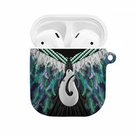 Aotearoa Korowai Motif AirPods Case Hei Matau Poutama Maori Pattern - Polynesian Pride