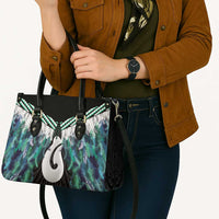 Aotearoa Korowai Motif Leather Bag Hei Matau Poutama Maori Pattern - Polynesian Pride