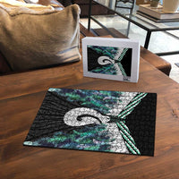 Aotearoa Korowai Motif Puzzle Hei Matau Poutama Maori Pattern - Polynesian Pride