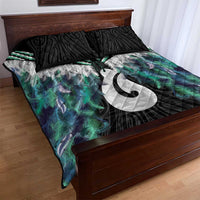 Aotearoa Korowai Motif Quilt Bed Set Hei Matau Poutama Maori Pattern