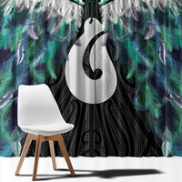 Aotearoa Korowai Motif Window Curtain Hei Matau Poutama Maori Pattern