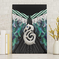 Aotearoa Korowai Motif Canvas Wall Art Hei Manaia Poutama Maori Pattern