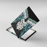 Aotearoa Korowai Motif Canvas Wall Art Maori Wheku Poutama