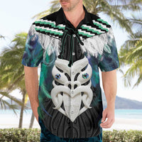 Aotearoa Korowai Motif Hawaiian Shirt Maori Wheku Poutama
