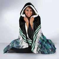 Aotearoa Korowai Motif Hooded Blanket Maori Wheku Poutama LT14 - Polynesian Pride