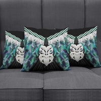 Aotearoa Korowai Motif Pillow Cover Maori Wheku Poutama - Polynesian Pride
