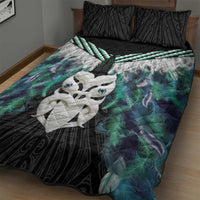 Aotearoa Korowai Motif Quilt Bed Set Maori Wheku Poutama