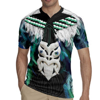 Aotearoa Korowai Motif Rugby Jersey Maori Wheku Poutama