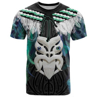 Aotearoa Korowai Motif T Shirt Maori Wheku Poutama