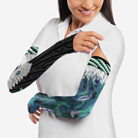 Aotearoa Korowai Motif Arm Sleeves Maori Tane Poutama - Polynesian Pride