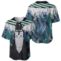 Aotearoa Korowai Motif Baseball Jersey Maori Tane Poutama LT14 - Polynesian Pride