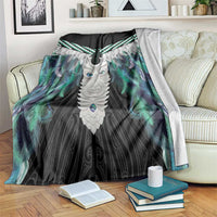 Aotearoa Korowai Motif Blanket Maori Tane Poutama