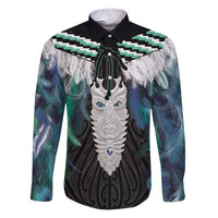 Aotearoa Korowai Motif Family Matching Puletasi and Hawaiian Shirt Maori Tane Poutama