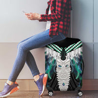 Aotearoa Korowai Motif Luggage Cover Maori Tane Poutama