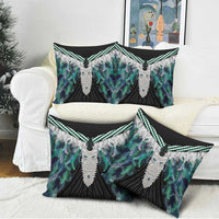 Aotearoa Korowai Motif Pillow Cover Maori Tane Poutama - Polynesian Pride