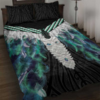 Aotearoa Korowai Motif Quilt Bed Set Maori Tane Poutama