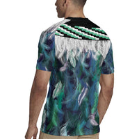 Aotearoa Korowai Motif Rugby Jersey Maori Tane Poutama LT14 - Polynesian Pride