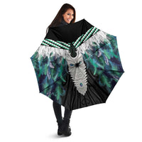 Aotearoa Korowai Motif Umbrella Maori Tane Poutama - Polynesian Pride