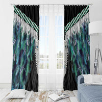 Aotearoa Korowai Motif Window Curtain Maori Tane Poutama