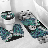 Aotearoa Korowai Motif Bathroom Set Maori Koru Poutama - Polynesian Pride