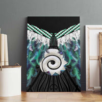 Aotearoa Korowai Motif Canvas Wall Art Maori Koru Poutama